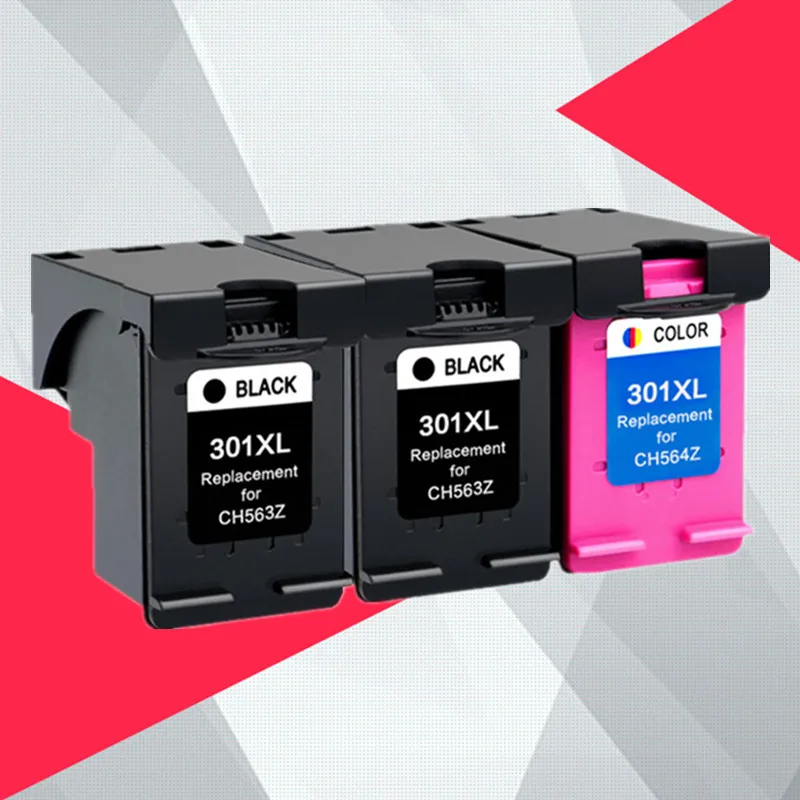 3PK Совместимость 301XL сменный картридж для принтера HP 301 XL hp с чернилами DeskJet 1050 2050