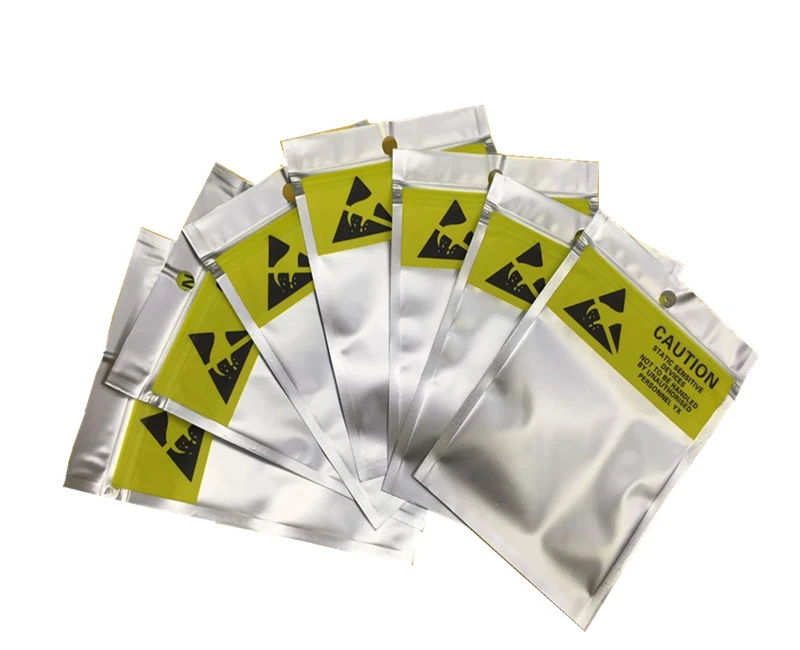 

INTEGRITY 100pcs various size self sealing Anti-Static Shielding plastic bag Electronic batteries Anti Static storage Bags ESD