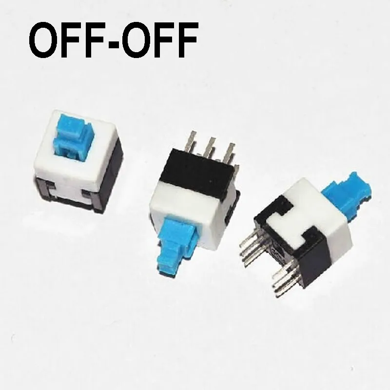 10pcs 8x8mm Non locking Type Square Button Tactile Push Button Switch