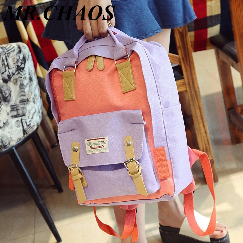 

Fashion Women Backpacks Female School Bag For Teenagers Girls Travel Rucksack Shoulder Bag Sac A Dos