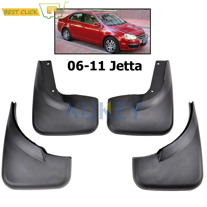 Комплект брызговиков для VW Jetta Mk5 A5 Bora 2006-2010 Брызговики спереди и сзади брызговик крылья 2007 2008 2009 2011 Fender