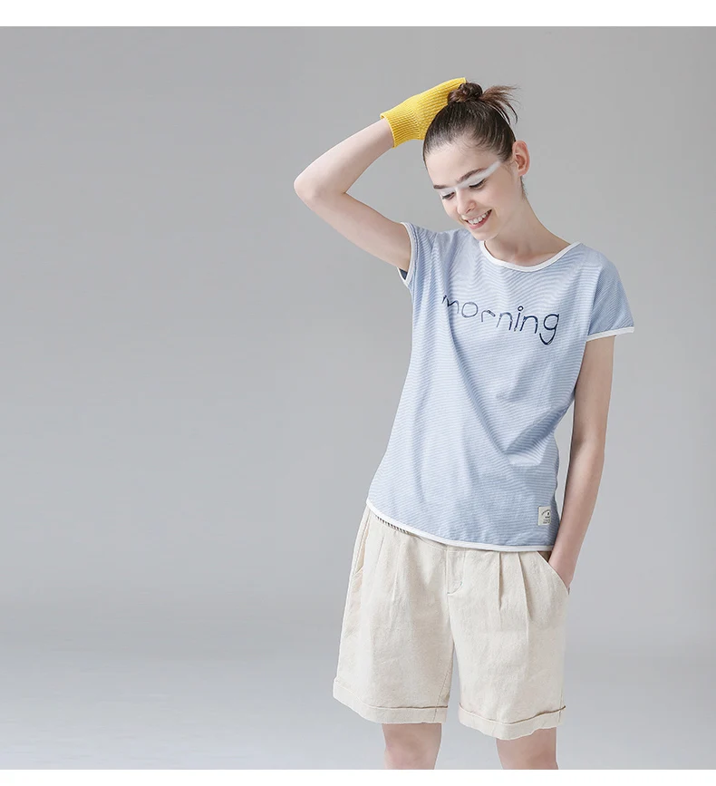 Toyouth, винтажные полосатые футболки, Женская хлопковая футболка, футболка с коротким рукавом, Femme camiseta mujer