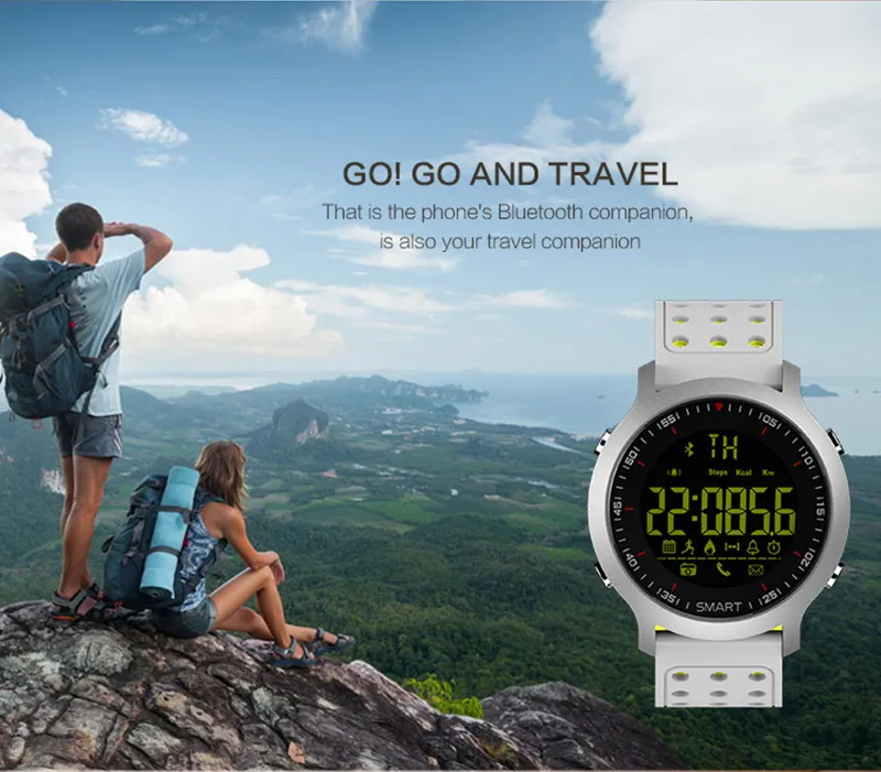 SMARCENT EX18 Smart Watch 5ATM Water Resistant Bluetooth 4.0 Call SMS Reminder Pedometer Sleep Monitor Compatibie Android iOS SMARCENT EX18 Smart Watch 5ATM Water Resistant Bluetooth 4.0 Call SMS Reminder Pedometer Sleep Monitor Compatibie Android iOS