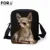 FORUDESIGNS Для женщин Маленькая Сумка через плечо Tote 3D Chihuahua Собака Женщина Мода Сумки Посыльного Для Женщин Плечо Bolsas Mochilas