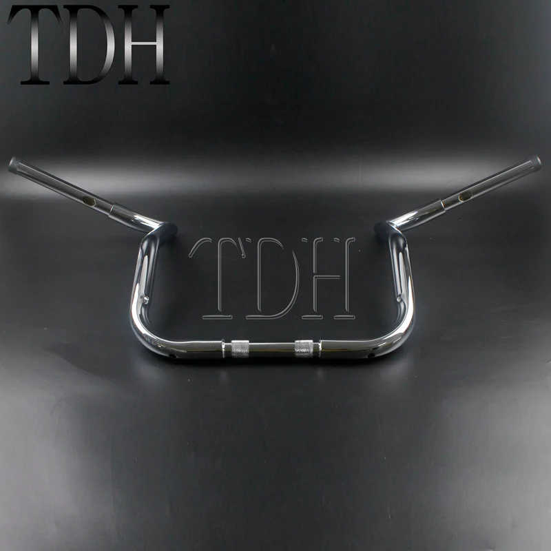14 &quotRise 37&quot широкий руль для Harley Touring Dressers Baggers FLHT FLHTC хромированная стальная