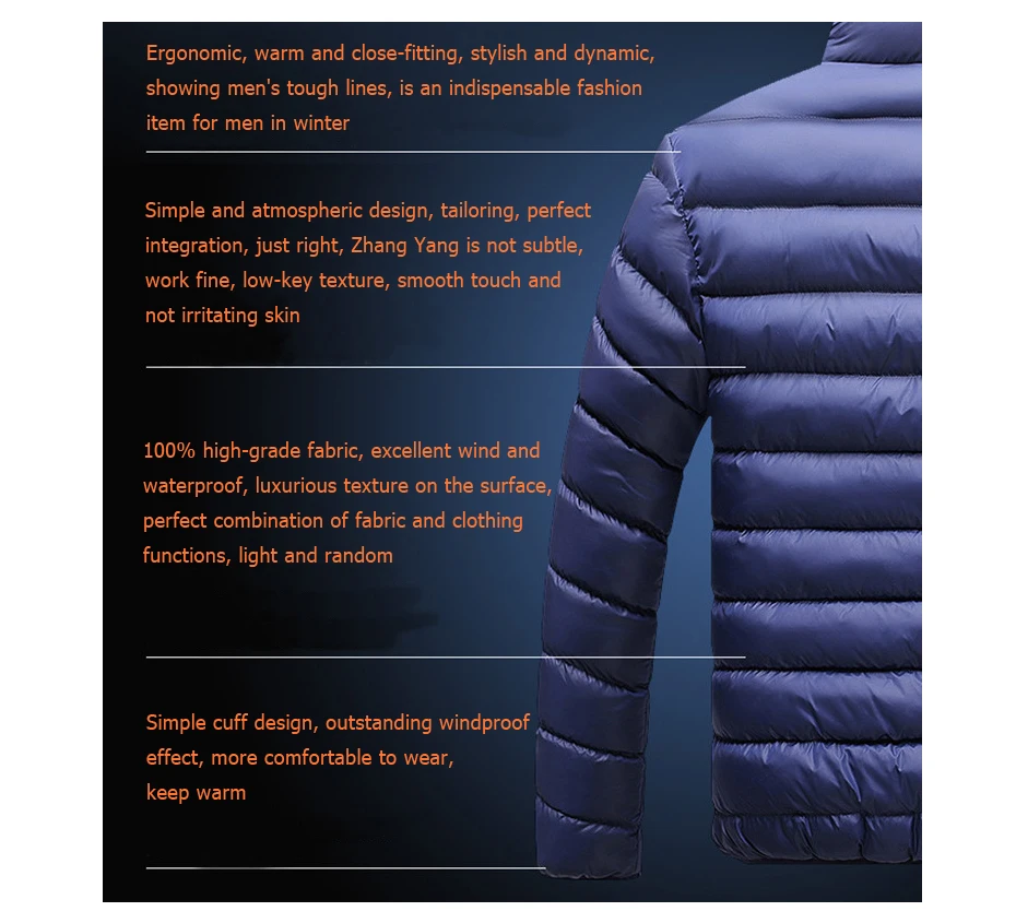 parka jacket men