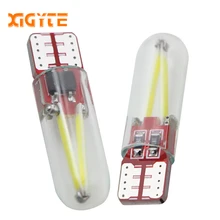 Комплект из 2 предметов, новинка, T10 по технологии COB светильник s W5W 194 Стекло корпус светодиодный нити автомобильный просвет светильник поворота Боковые лампы 12V 24V Автомобильный Стайлинг