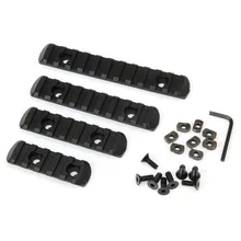 4 шт./компл. винтовка полимерный M-LOK 5/7/9/11 20 мм Вивер рельсовый профиль комплект