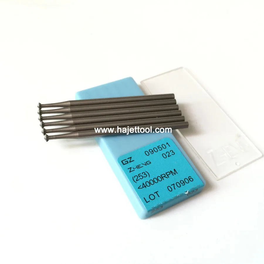 Free Shipping Jewelry Polishing Burs 6pcs/pack 253 Bearing Cutting Bur