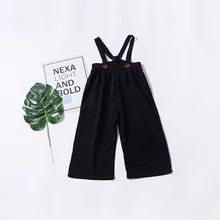 Комбинезон для маленьких мальчиков и девочек модные детские мягкие хлопковые однотонные Широкие штаны унисекс с пуговицами на возраст от 2 до 5 лет