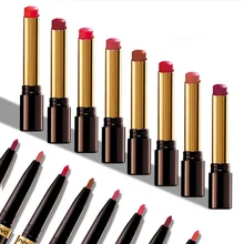 Двойная Губная помада увлажняющая вращающаяся Автоматическая подводка для губ+ многофункциональная помада