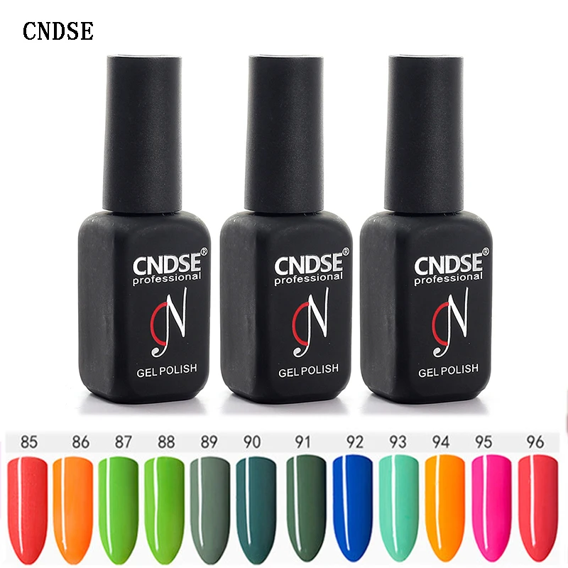 #60751 2018 Новый CNDSE ногтей Краски гель 12 мл 132 цветов Гель-лак для Soak Off UV Гель лак Лаки