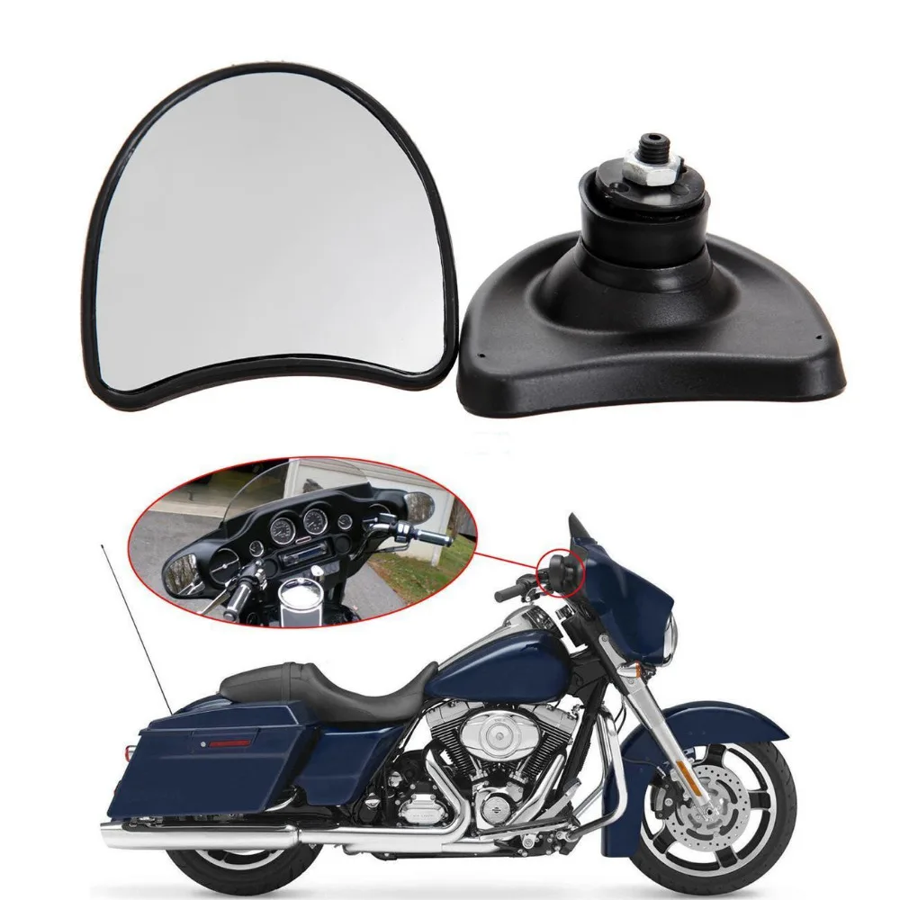 10mm Wide Angle Inner Front Fairing Mount Rearview Side Mirror For