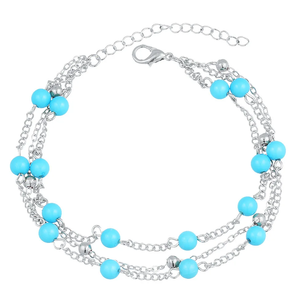 

2018 New 1PCS Multiple Anklets For Women Bohemian Ankle Bracelet Cheville Barefoot Sandals Pulseras Tobilleras Foot Jewelry