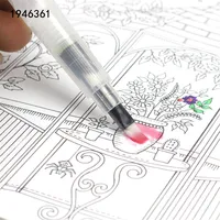 6 numbers Watercolor Brush pen Art Markers Water Tank Calligraphy Drawing Pen Beginner gift 5
