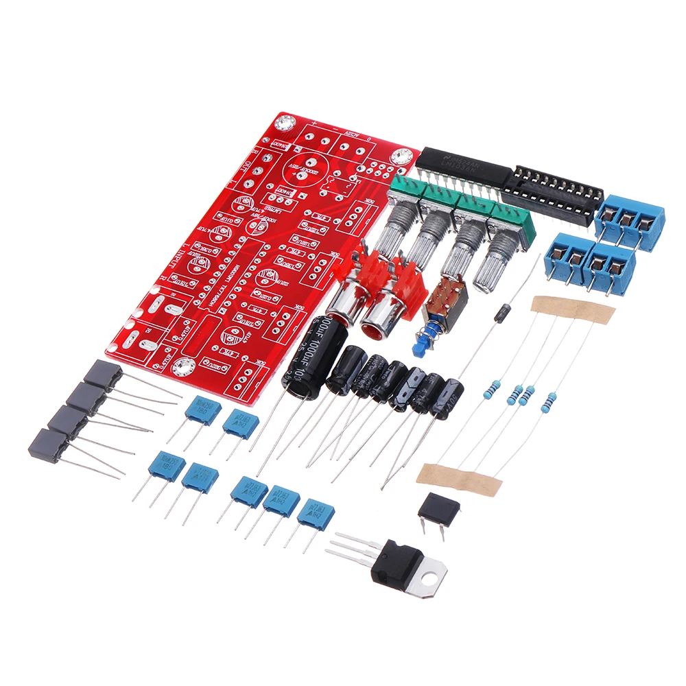 

Luxurious HIFI LM1036 Amplifier Preamplifier Volume Control Tone Board1000UF/25V DIY Suit