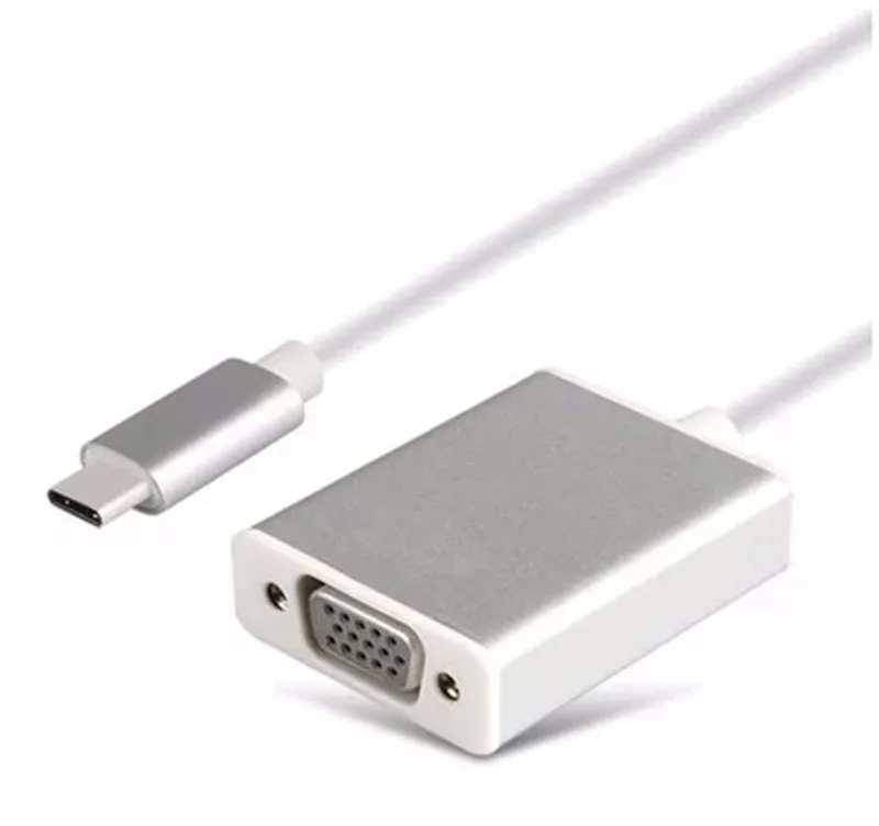 Высокое качество горячий адаптер Тип USB-C VGA адаптер HDMI конвертер Тип USB-C VGA соединения для проектора