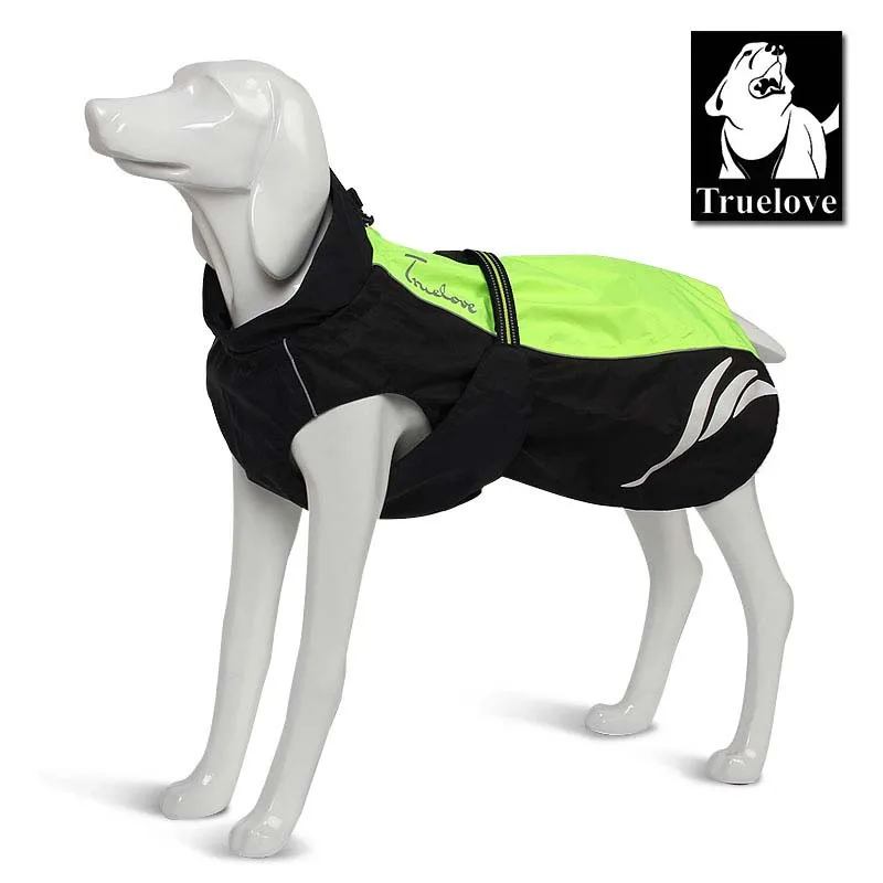 Truelove Светоотражающая Одежда для собак, плащ для собак желтого цвета, водонепроницаемая куртка для собак, для маленьких, больших, средних собак, для всех сезонов, Прямая поставка