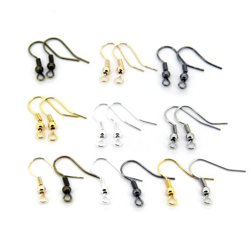 Buy 200pcs/lot Fashion Iron Ear Hook Wire Clasp With