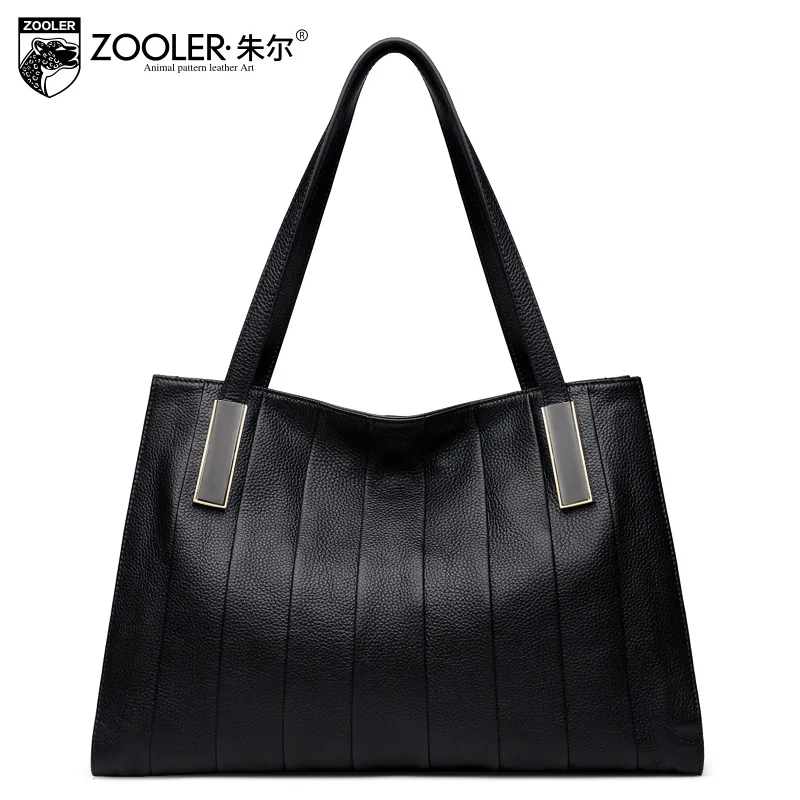 ZOOLER Women Bag Genuine Leather Tote Bag Fashion Large Capacity Top Handle Bags Handbags Women Famous Brands Bolsa Feminina