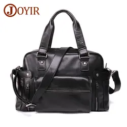 JOYIR мужской портфель сумка через плечо Большая вместительная сумка 15,6 "деловая сумка для ноутбука для мужчин портфель s кожаная сумка