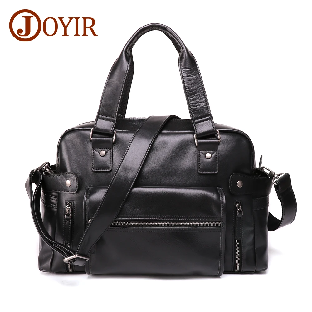 

JOYIR Men's Briefcase Messenger Shoulder Bags Large Capacity Handbag 15.6"Business Laptop Bag For Men Briefcases Leather Handbag