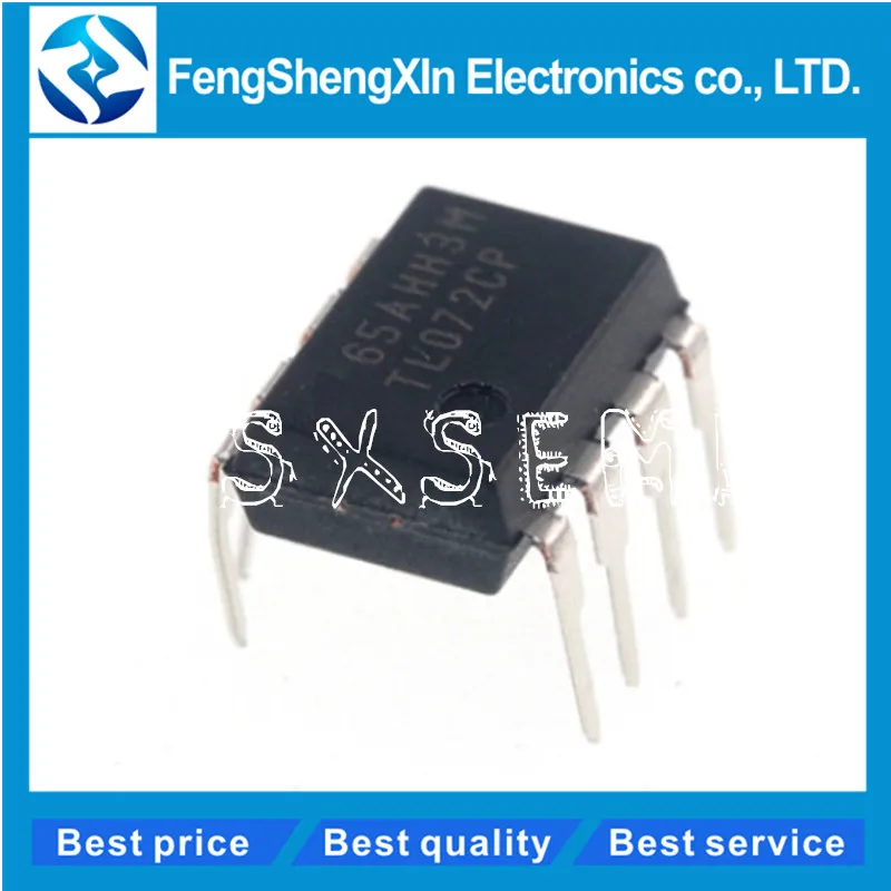 

100pcs/lot TL072CP TL072CN TL072 DIP-8 Dual operational amplifier IC