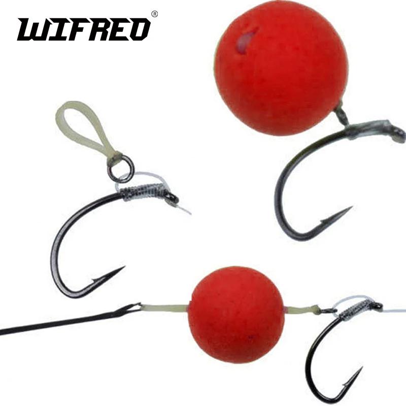 

[400PCS/Pack] 2mm 5mm Carp Fishing Hair Rig Bait Bands for Pellet Bander Red Worm Terminal Tackle