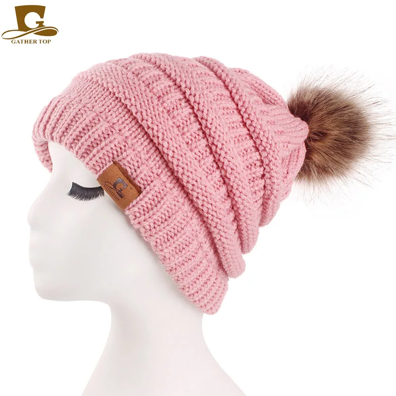 slouchy bobble hat