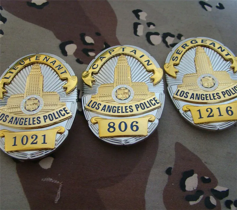 Цена Новинка, США, ла Лос Анжелес, значок полицейского, LAPD, капитан, рубашка, Нагрудный значок, брошь, булавка, знак отличия, 11, подарок, косплей