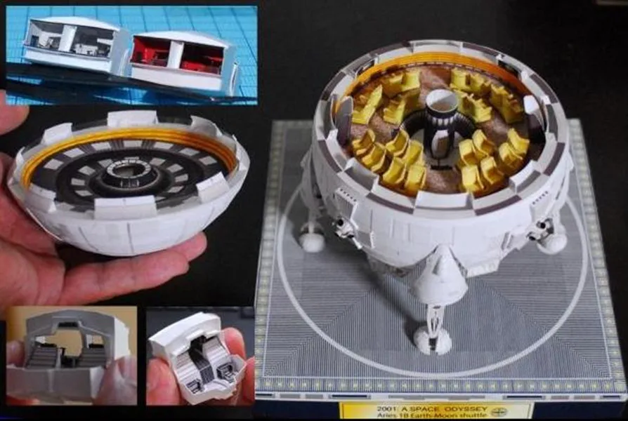 Высококачественная пленка 2001 A Space Odissey Aries 1 B набор 3D бумажных моделей космических