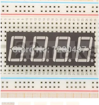 

5pcs/lot 7 Segment LED Display - 4-Digit (Kelly Green) Common Anode