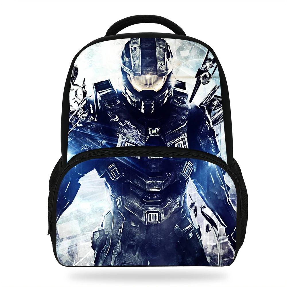 14inch Fashion Halo Fashion robot backpack Boys girl bags Cool cartoon
