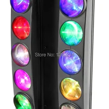 AliExpress Китай диско светильник 8 шт.* 10 Вт 4 в 1 светодиодный паук луч движущаяся голова светильник 8 глаз led dmx сценический светильник ing для бара