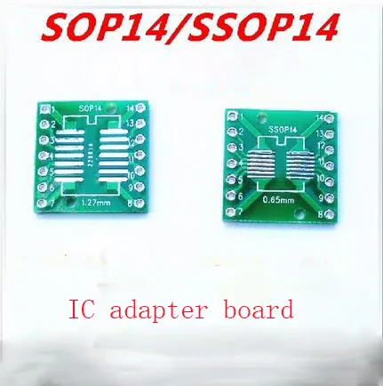 100 ПК SOP14 передаточная плата SSOP14 TSSOP14 SMD для DIP 0,65/1,27 мм Адаптер доска