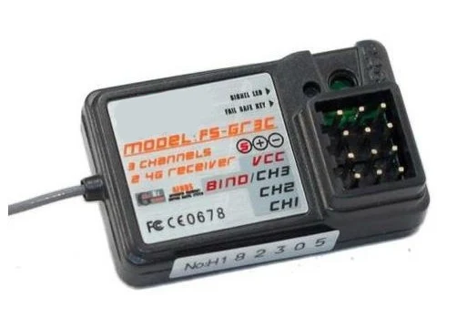 5 шт./лот Fly Sky 3CH 2 4G FS-GR3C для GT3B GT2 RC автомобильный лодка передатчик приемник