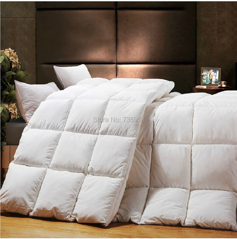 Free Shipping King Queen Full Twin Goose Down Doona Quilt Blanket