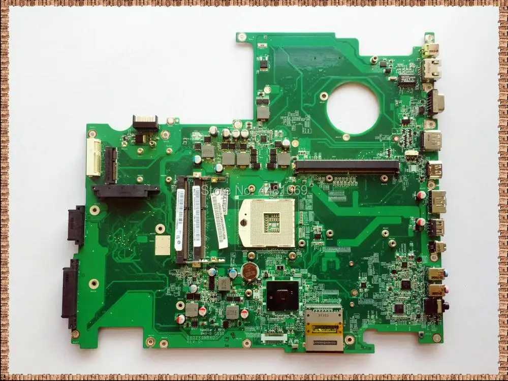 

DA0ZY9MB6D0 FOR ACER Aspire 8940 8940G Laptop Motherboard MB.PJJ06.001 MBPJJ06001 DA0ZY9MB6D0 HM55 DDR3 Test ok