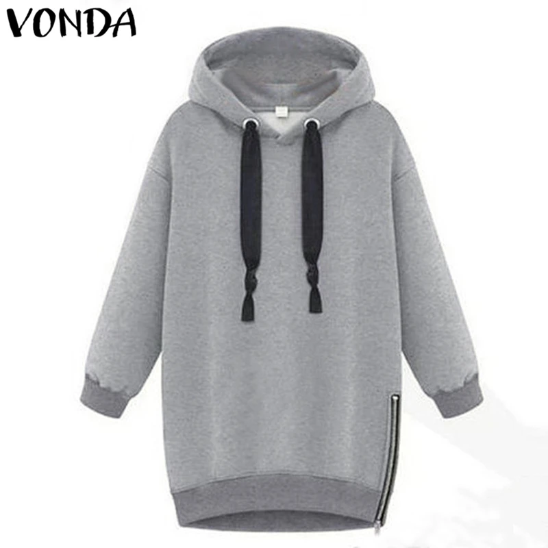 Толстовка VONDA Женская с капюшоном и длинным рукавом 5XL 2020|maternity pullover|maternity sweatshirts