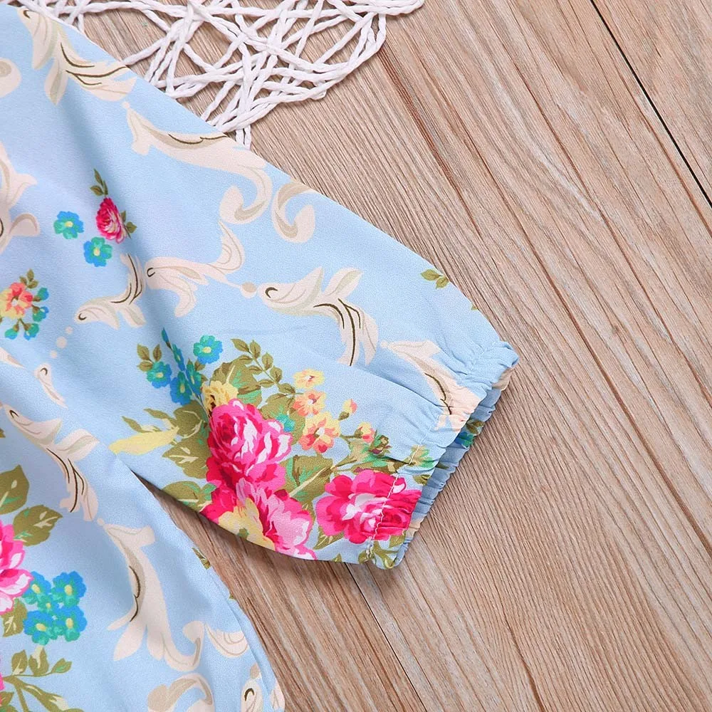 Новорожденные милые младенцы Ruched Цельный купальник с цветочным принтом набор с головной повязкой Bebe Recem-naccido Roupas Набор комбинезончиков для новорожденных милая девочка
