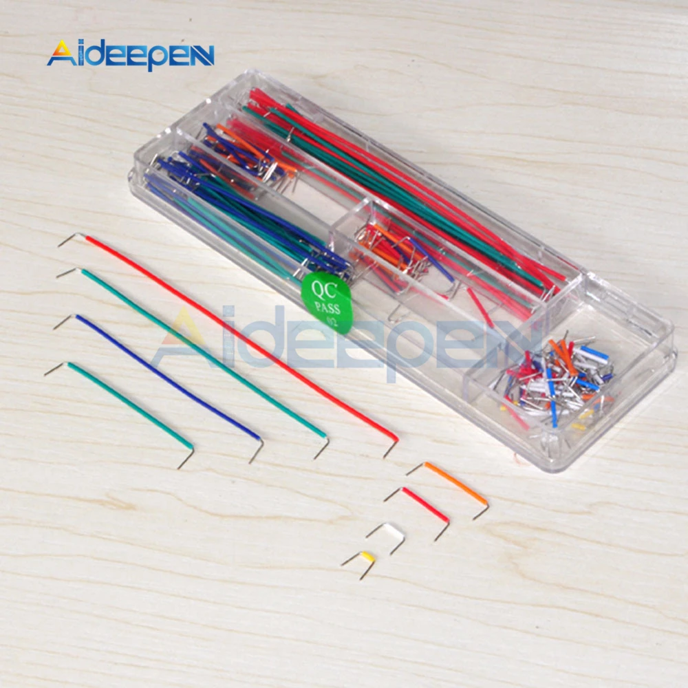 140 шт., макетные перемычки Без припоя, макетные провода 22 AWG, набор кабелей с коробкой для Arduino 165x55x10 мм 140 шт., макетные перемычки Без припоя, макетные провода 22 AWG, набор кабелей с коробкой для Arduino 165x55x10 мм