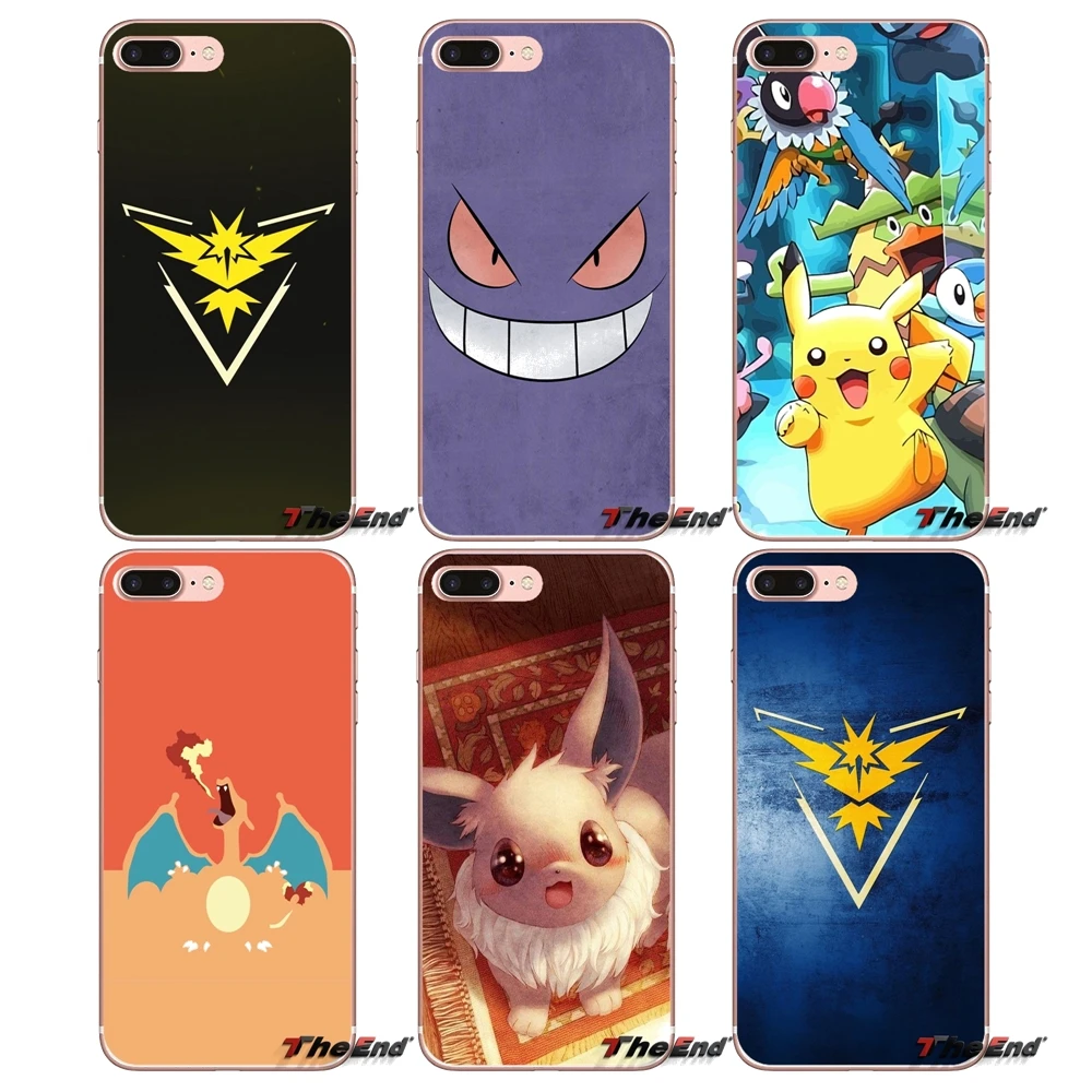 For Xiaomi Mi6 Mi 6 A1 Max Mix 2 5X 6X Redmi Note 5 5A 4X 4A A4 4 Plus Pro Pokemons Blue Guide Eevee Pokeballs TPU Case