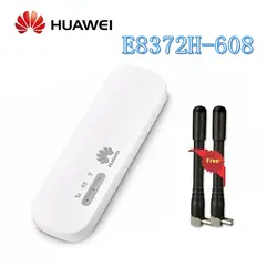 Разблокировать huawei E8372 E8372h-608 с 4G антенна LTE USB Wingle LTE Универсальный 4G USB wifi-модем автомобилей, Wi-Fi PK E3372 MF821 E3276