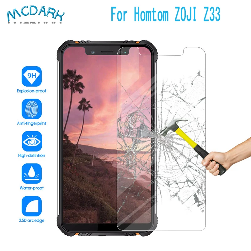 Mcdark 5 85 дюймов для Homtom ZOJI Z33 Защитная пленка переднего стекла Замена аксессуары