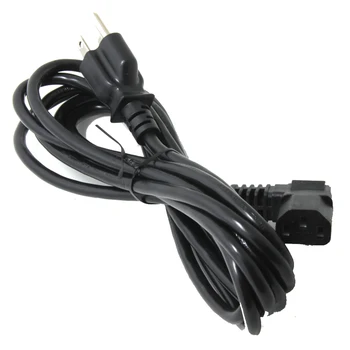 

2PCS 1.8m US Plug Right-Angle AC Power Cord Cable 3 Prong 125V/10A NEMA 5-15p to C13 PC Connector