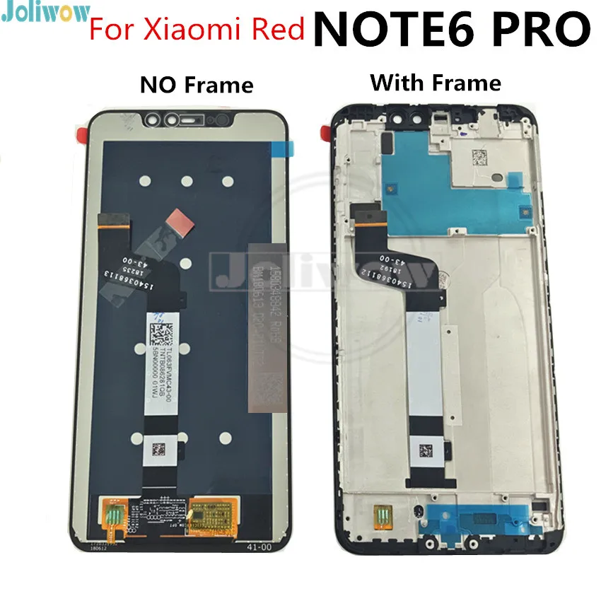 

10 point touch For Xiaomi Redmi Note 6 PRO LCD Display Screen Touch Digitizer Assembly Replacement FOR Redmi Note6 Pro LCD