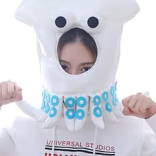 Новинка, шляпа кальмара осьминога, вечерние костюмы, шапка для костюмированной вечеринки