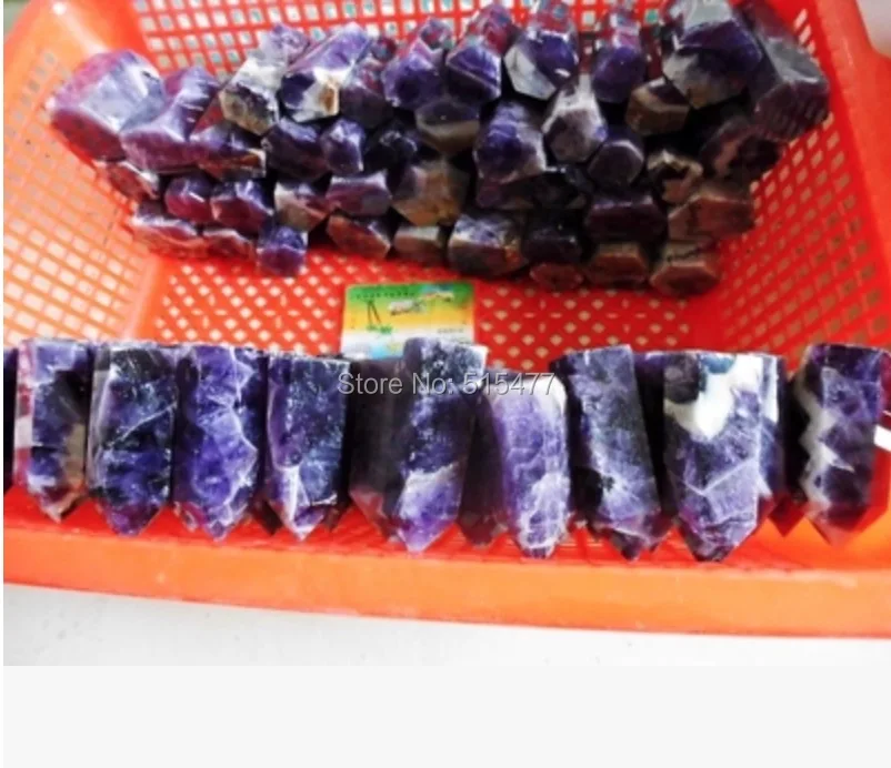 

2.2LB (1KG) NATURAL PURPLE DREAM AMETHYST QUARTZ CRYSTAL POINTS HEALING Urugua