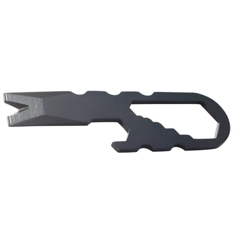 

Outdoor EDC Keychain Portable Camping Hiking Multi-function Screwdriver Keychain Crowbar Bottle Opener Useful Pocket Tool 2019