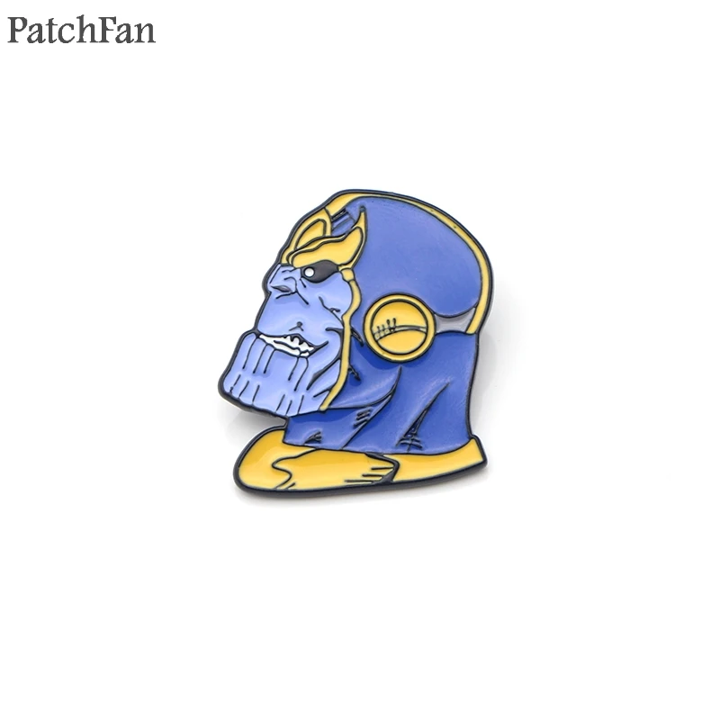 Patchfan Thanos Infinity Gauntlet цинковые булавки para рюкзак галстук Одежда для сумки рубашка Значки броши для мужчин и женщин A0969 - Цвет: 2